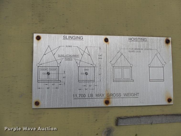 image for item N9490 Aluminum shipping container