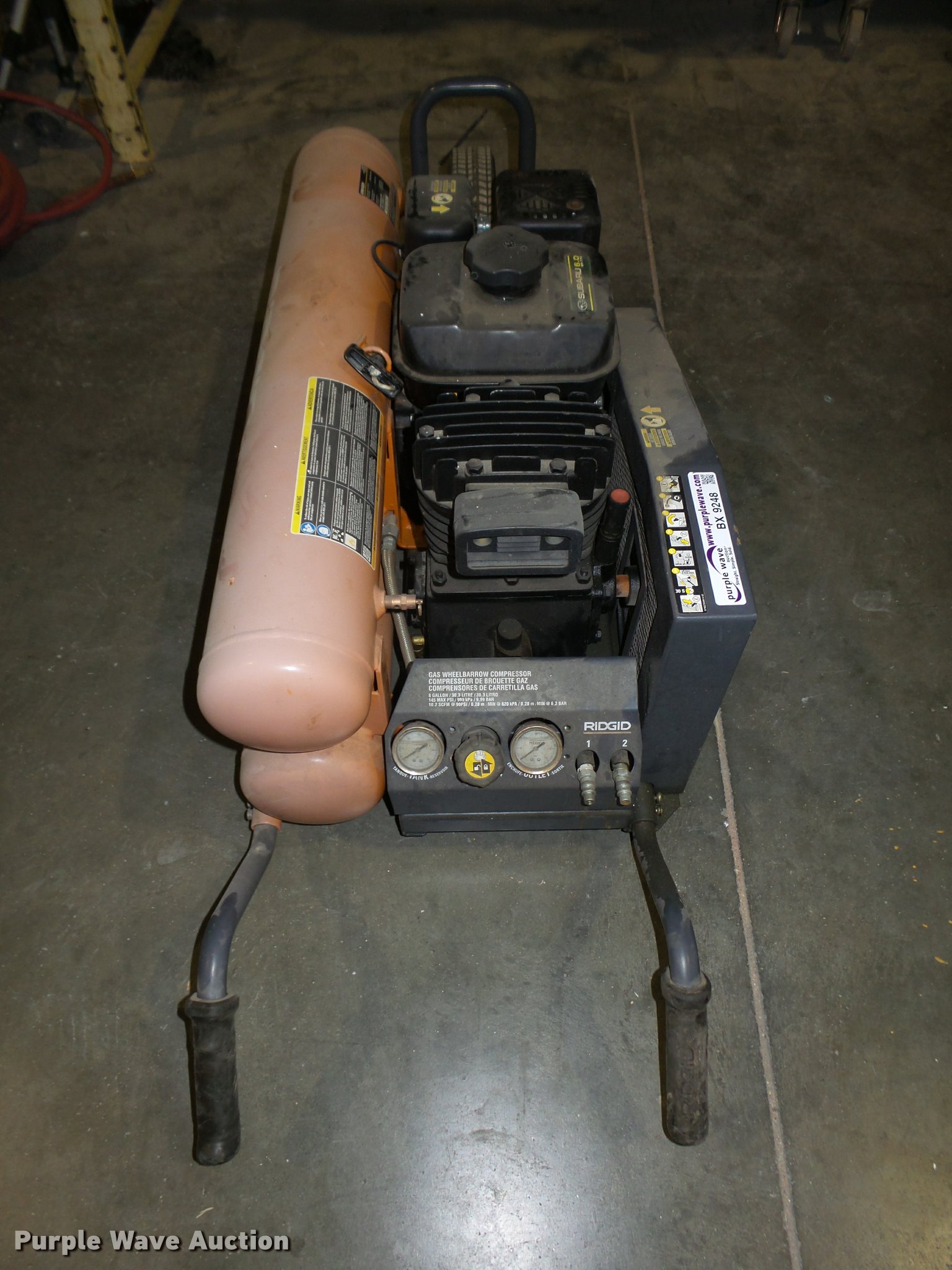 Ridgid Mobil Air air compressor in Carter Lake, IA | Item BX9248 sold