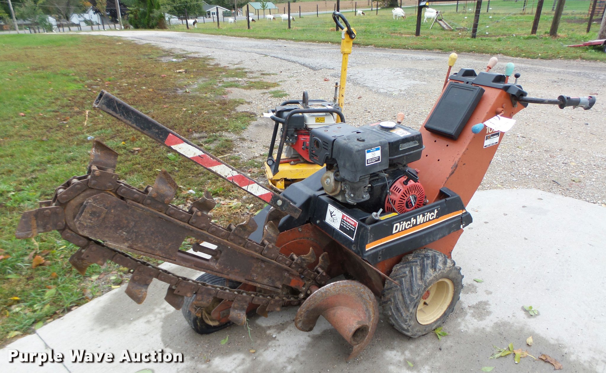 Ditch Witch 1020 walk behind trencher in Atalissa, IA Item K1435 sold