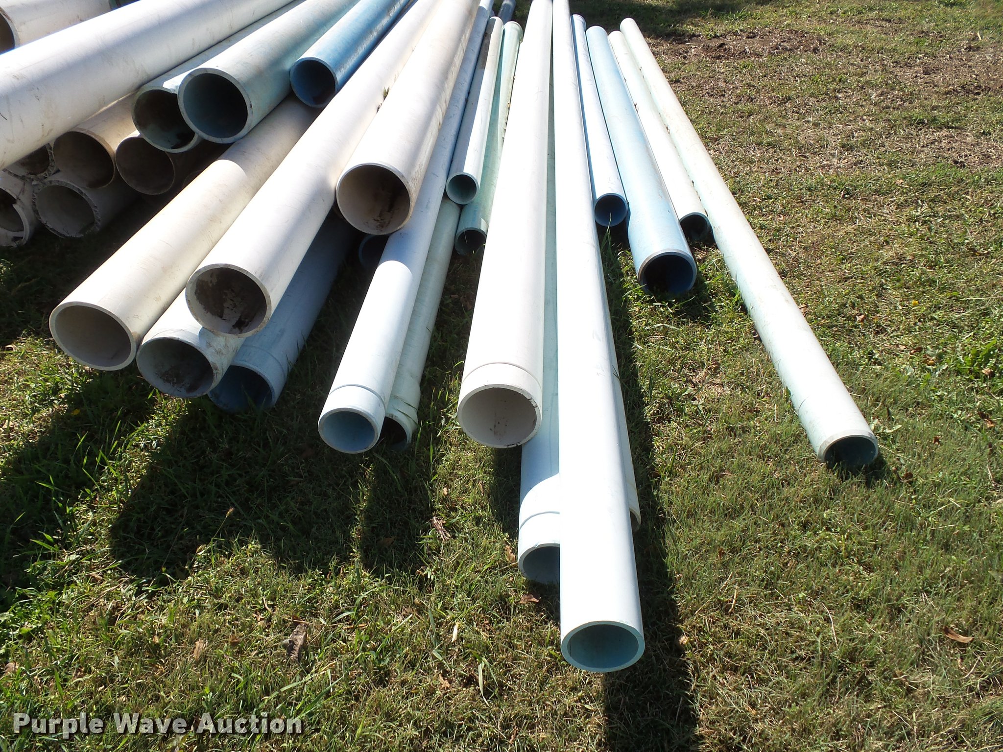 Appoximately 45 heavy duty construction drainage PVC pipe in Milford