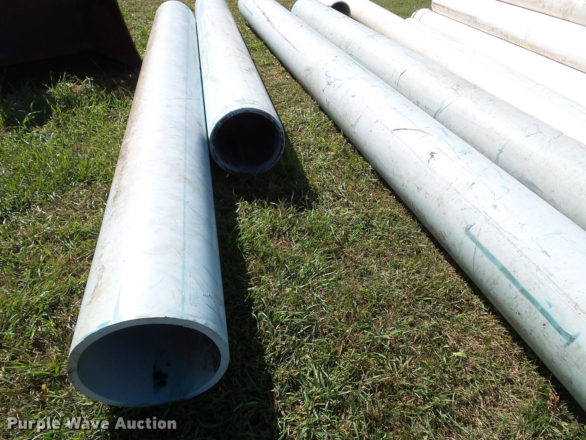 Appoximately 45 heavy duty construction drainage PVC pipe in Milford