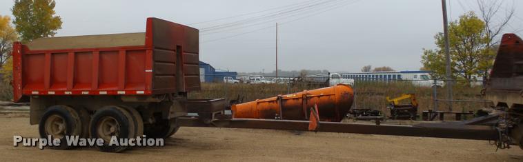 image for item AL9071 1989 Drake end dump pup trailer