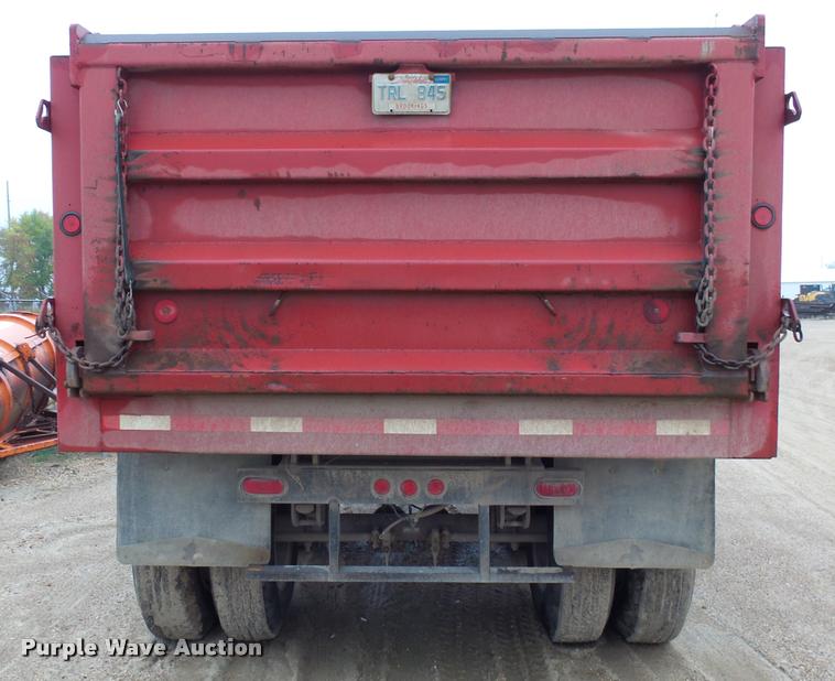 image for item AL9071 1989 Drake end dump pup trailer
