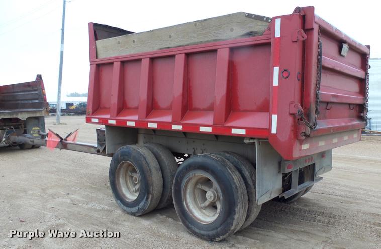 image for item AL9071 1989 Drake end dump pup trailer