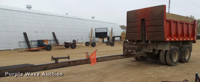 image for item AL9071 1989 Drake end dump pup trailer