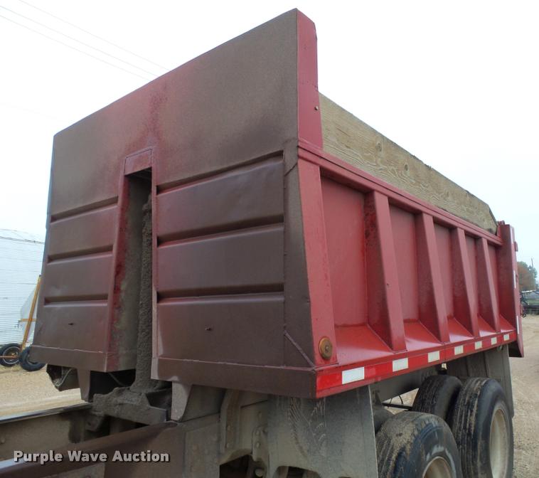 image for item AL9071 1989 Drake end dump pup trailer
