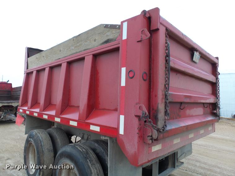 image for item AL9071 1989 Drake end dump pup trailer