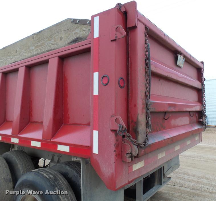 image for item AL9071 1989 Drake end dump pup trailer