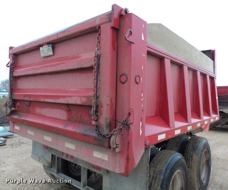image for item AL9071 1989 Drake end dump pup trailer