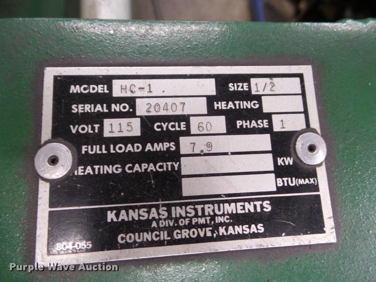 image for item AP9686 Kansas Instruments HC-1 honing machine