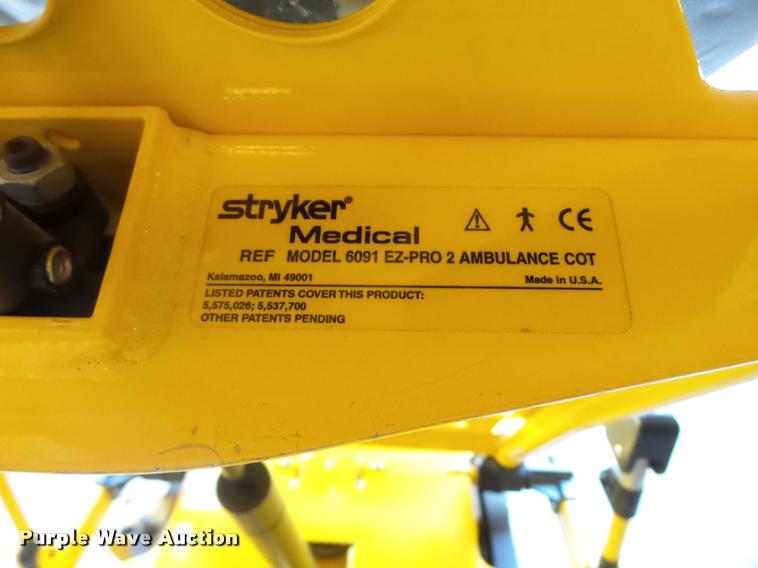 image for item AS9507 Rugged Stryker 6091 EZ-Pro 2 ambulance cot