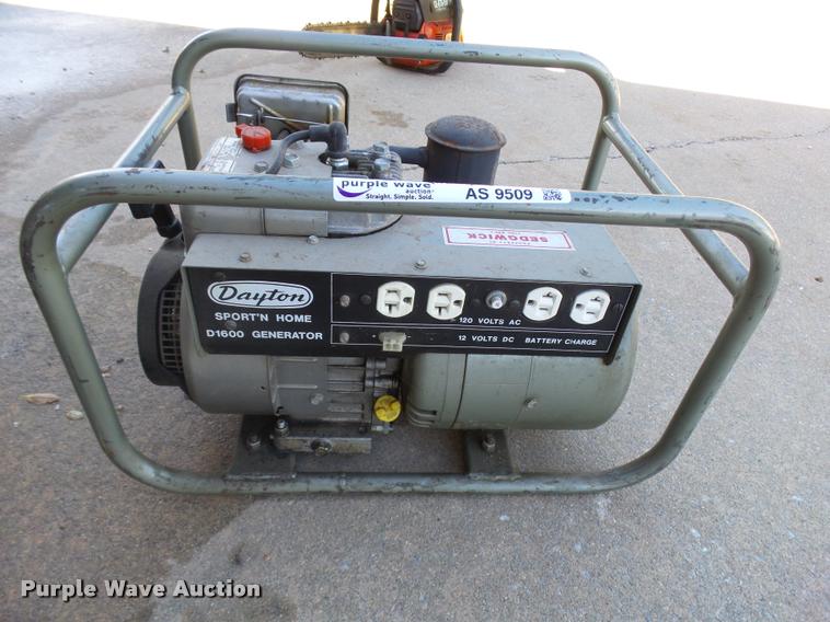 image for item AS9509 Dayton D1600 generator