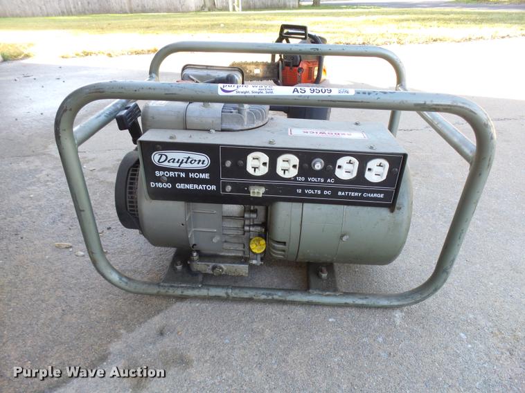 image for item AS9509 Dayton D1600 generator