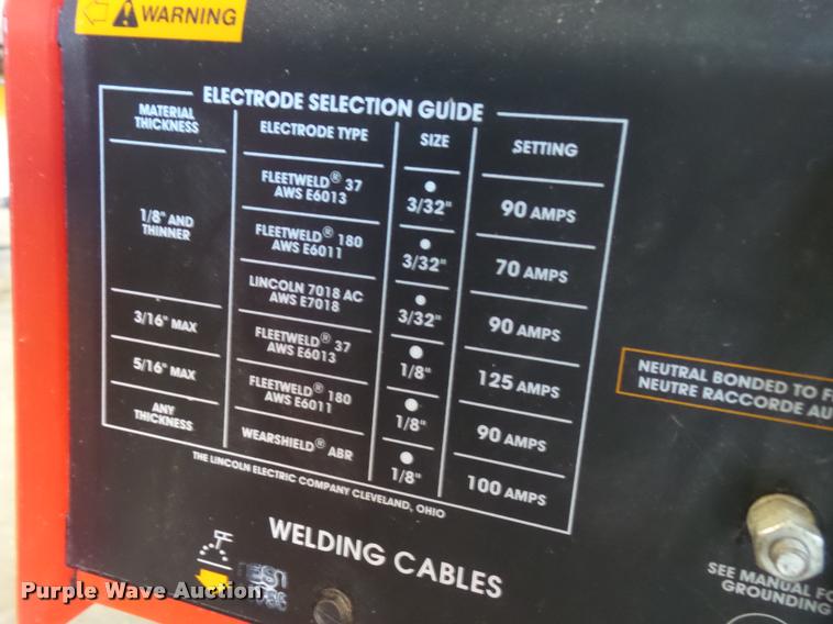 image for item BU9755 Lincoln Electric Power Arc 4000 welder/generator