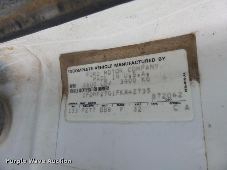 image for item BU9770 1985 Ford F250 pickup truck