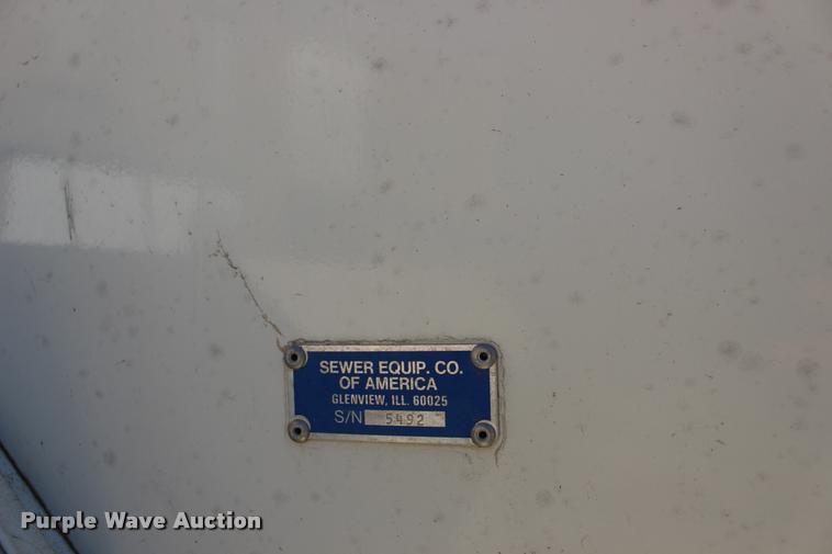 image for item BU9772 1998 Sewer Equipment of America rodding machine