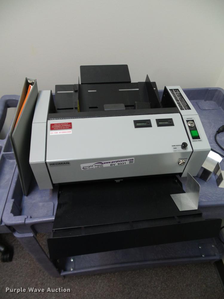 image for item BV9331 Hedman check signer