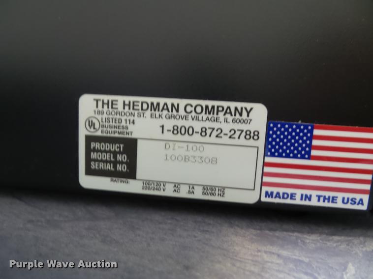 image for item BV9331 Hedman check signer