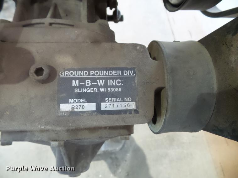 image for item BV9366 MBW R270 plate compactor