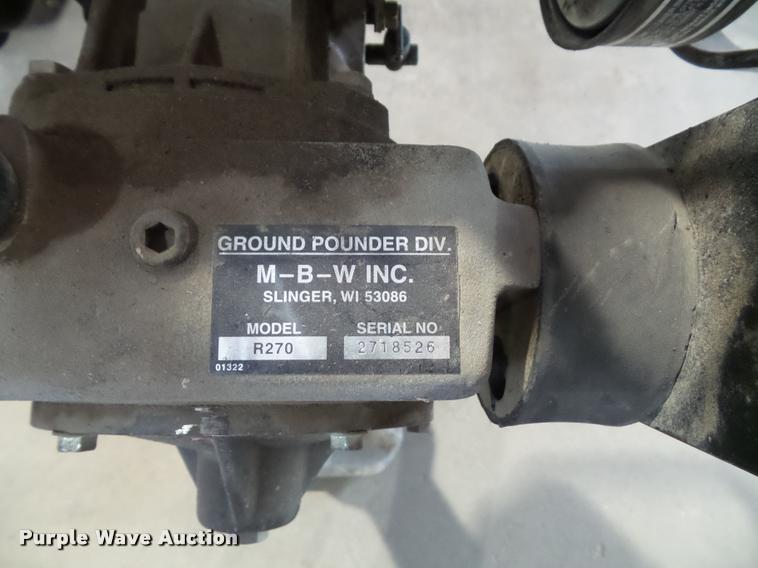 image for item BV9367 MBW R270 plate compactor