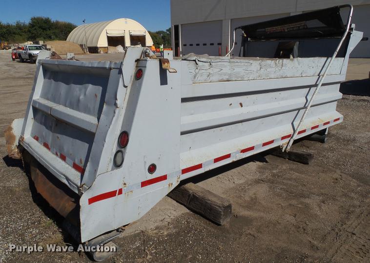image for item BZ9869 17'L x 90"W steel dump bed