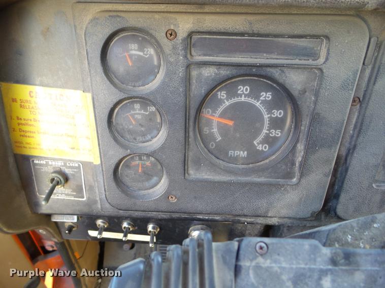 image for item BZ9871 1980 International 1754 flatbed truck with crane