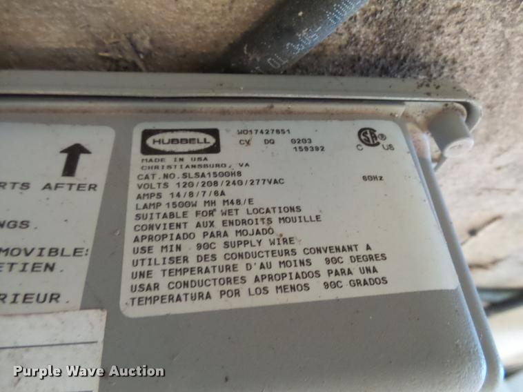 image for item CA9990 (31) Hubbell bay lights