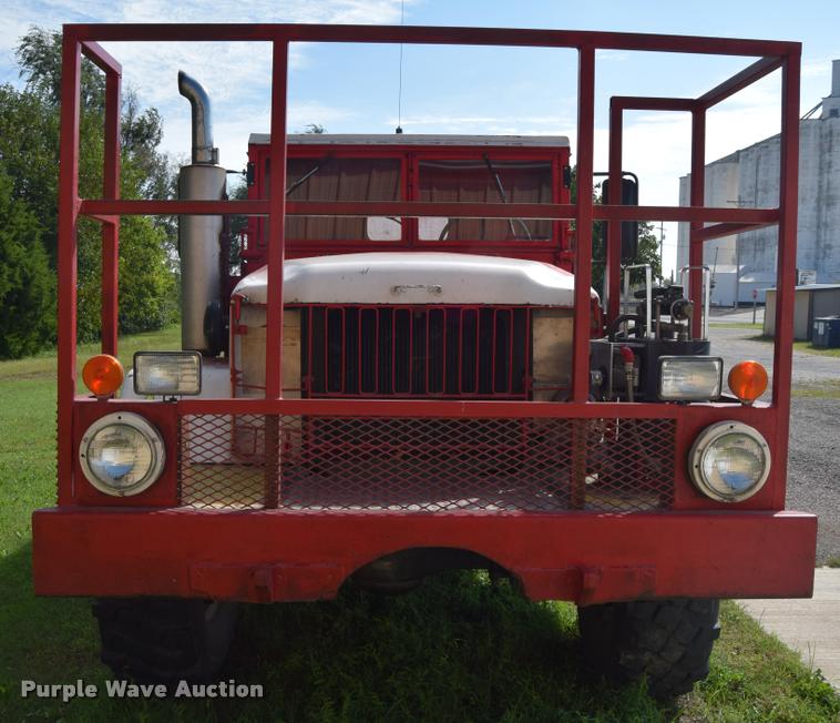 image for item CD9458 1968 Kaiser Jeep M35 flatbed truck