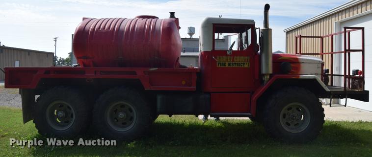 image for item CD9458 1968 Kaiser Jeep M35 flatbed truck