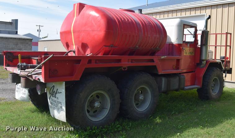 image for item CD9458 1968 Kaiser Jeep M35 flatbed truck