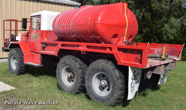 image for item CD9458 1968 Kaiser Jeep M35 flatbed truck