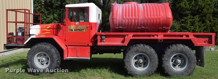 image for item CD9458 1968 Kaiser Jeep M35 flatbed truck