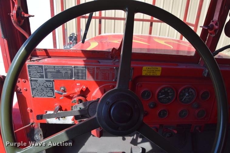 image for item CD9458 1968 Kaiser Jeep M35 flatbed truck