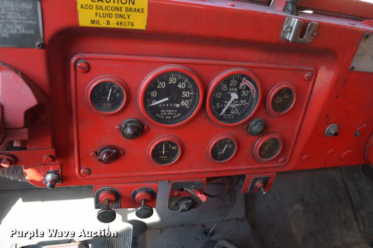 image for item CD9458 1968 Kaiser Jeep M35 flatbed truck