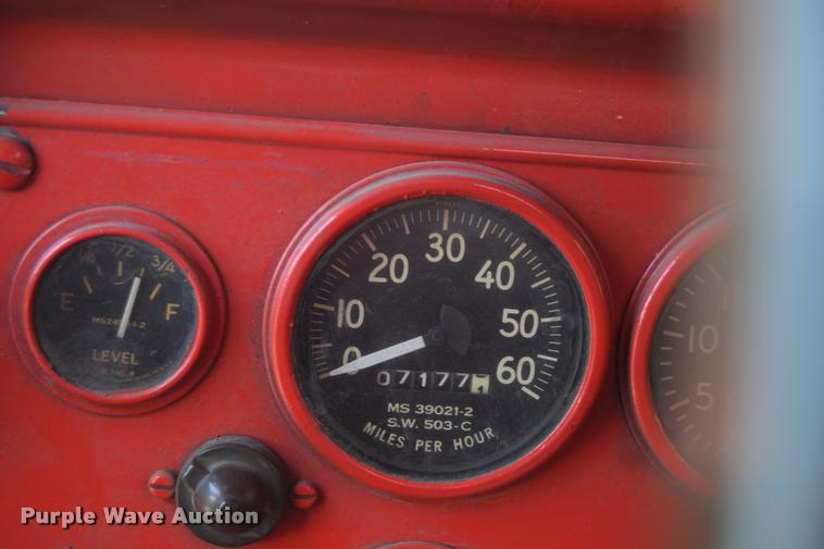 image for item CD9458 1968 Kaiser Jeep M35 flatbed truck