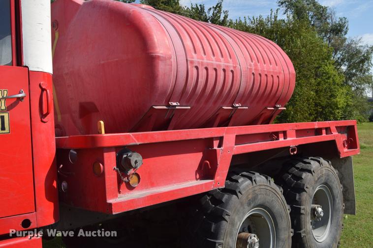 image for item CD9458 1968 Kaiser Jeep M35 flatbed truck