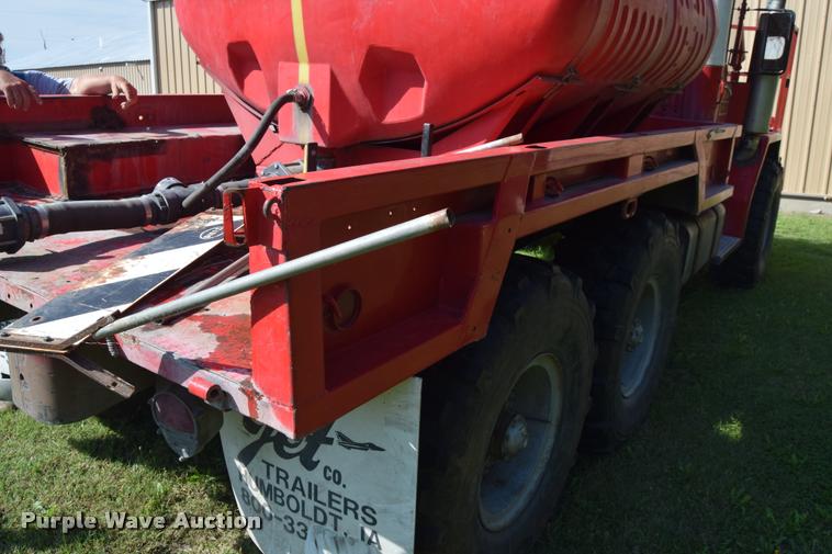 image for item CD9458 1968 Kaiser Jeep M35 flatbed truck