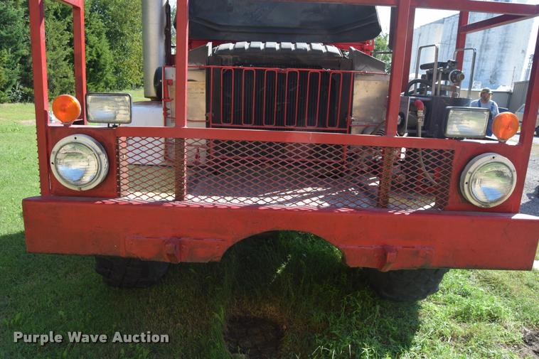 image for item CD9458 1968 Kaiser Jeep M35 flatbed truck