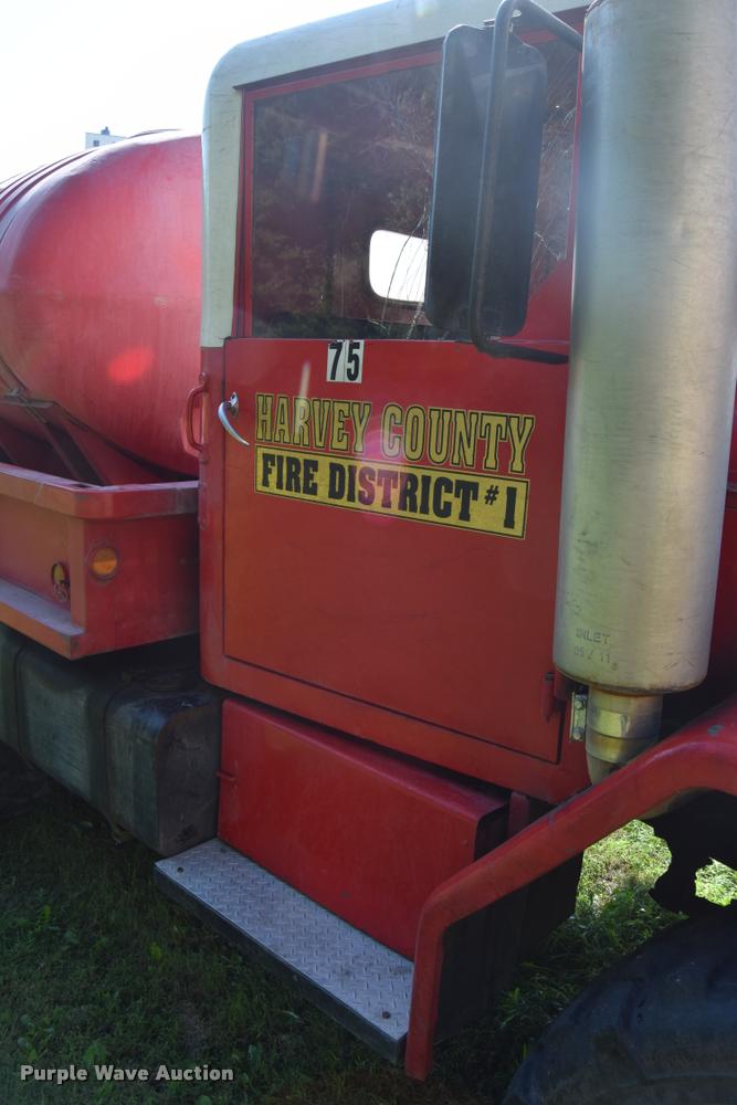 image for item CD9458 1968 Kaiser Jeep M35 flatbed truck