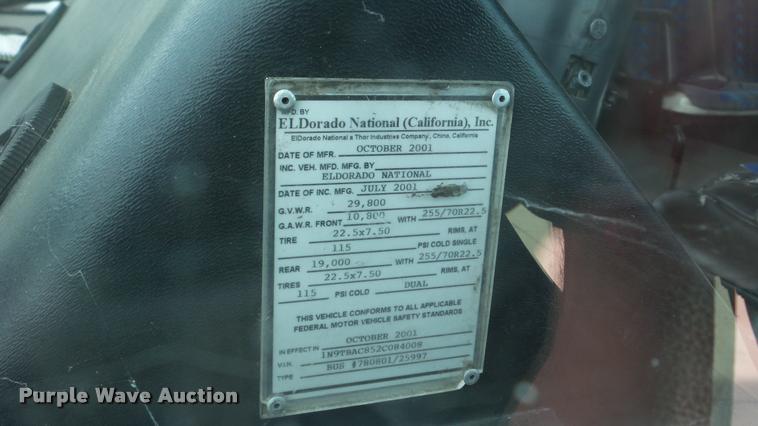 image for item DA2917 2002 Neoplan Eldorado National shuttle bus