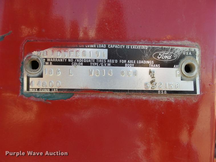 image for item DA4610 1979 Ford 8000 truck cab and chassis