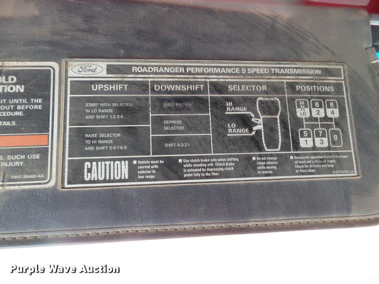 image for item DA4653 1987 Ford 800 dump truck