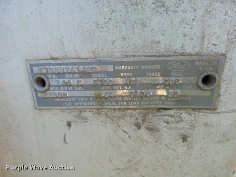 image for item DA9901 1966 Ford dump truck