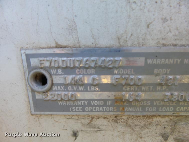 image for item DA9901 1966 Ford dump truck