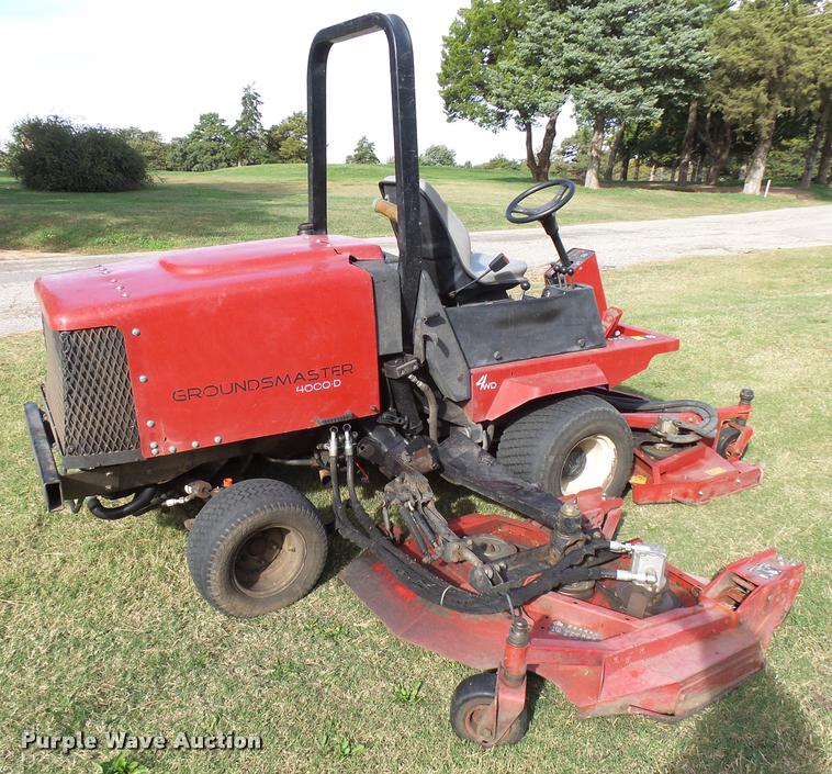 image for item DA9949 Toro Groundmaster 4000D ZTR lawn mower