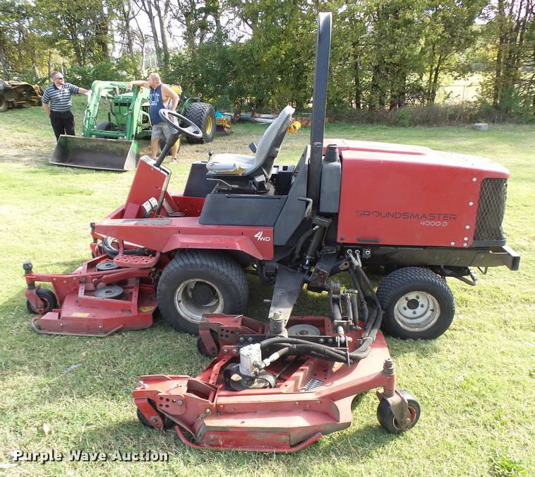 image for item DA9949 Toro Groundmaster 4000D ZTR lawn mower