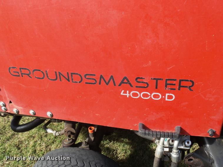 image for item DA9949 Toro Groundmaster 4000D ZTR lawn mower