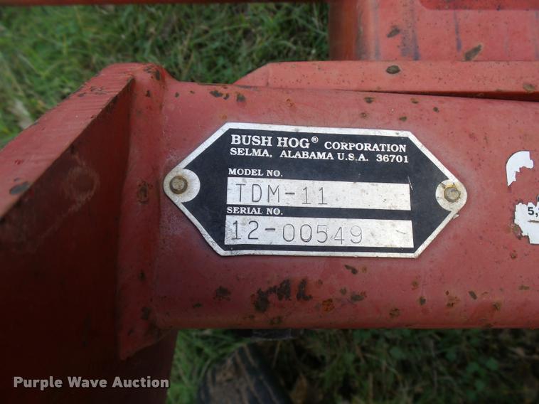image for item DA9950 Bush Hog TDM11 finish mower