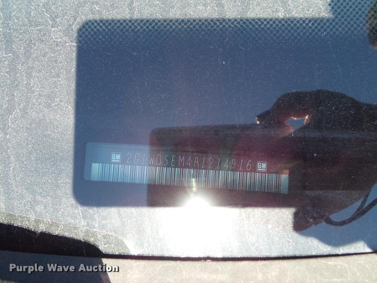 image for item J5743 2010 Chevrolet Impala Police Cruiser