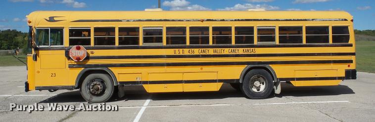 image for item J8731 1993 Blue Bird TC2000 school bus